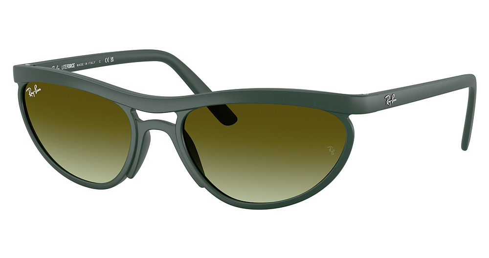 Ray-Ban RB4453 sunglasses in Sand Green/Green Gradient Brown