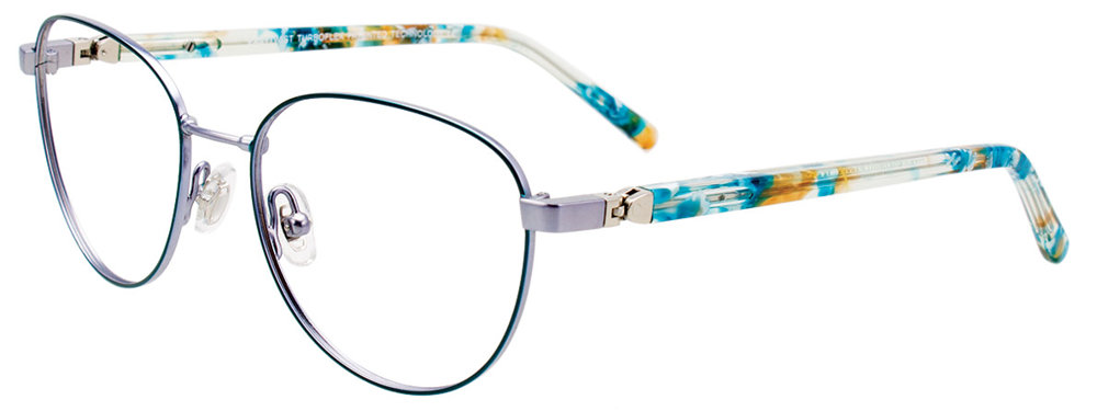 Satin Teal & Light Steel Blue