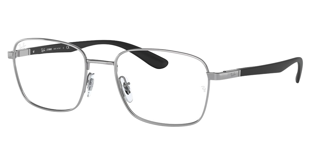 Ray-Ban RX6478 rectangle eyeglasses in Gunmetal