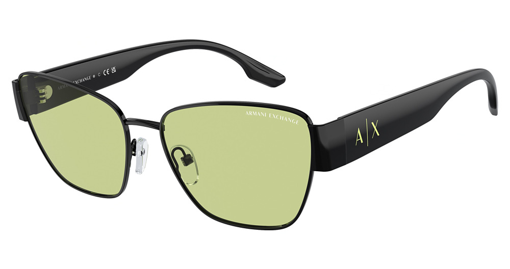 SHINY BLACK / LIGHT GREEN