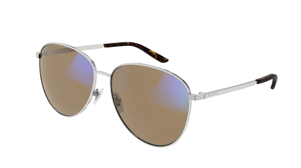 Gucci GG0945SA round sunglasses in Silver