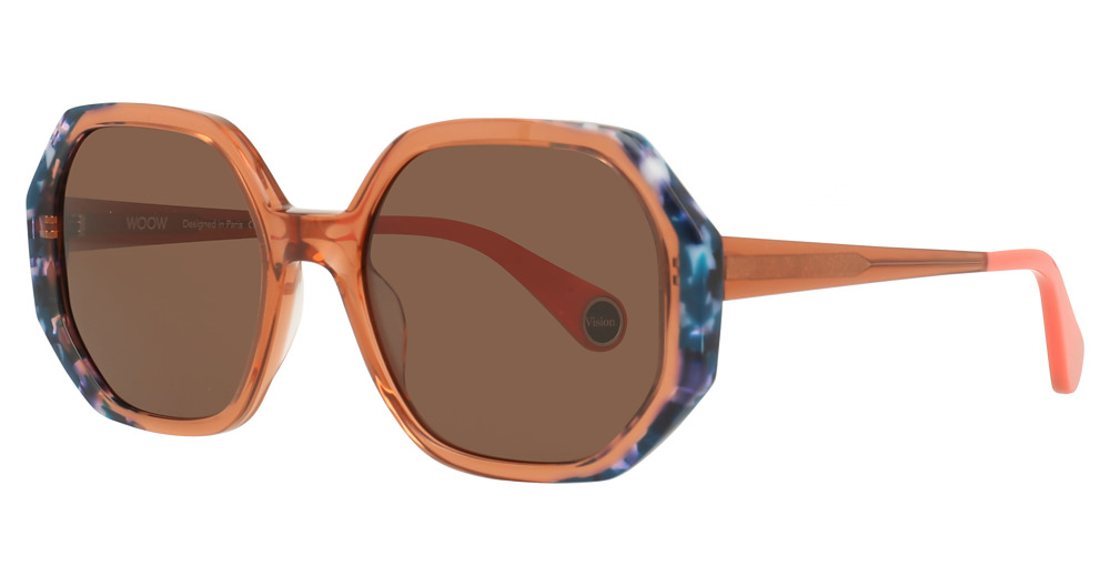 BROWN ORANGE TRANSPARENT