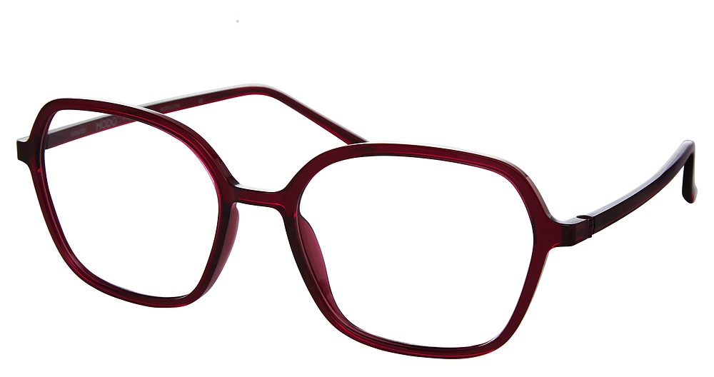 Modo 7059 round eyeglasses in Burgundy