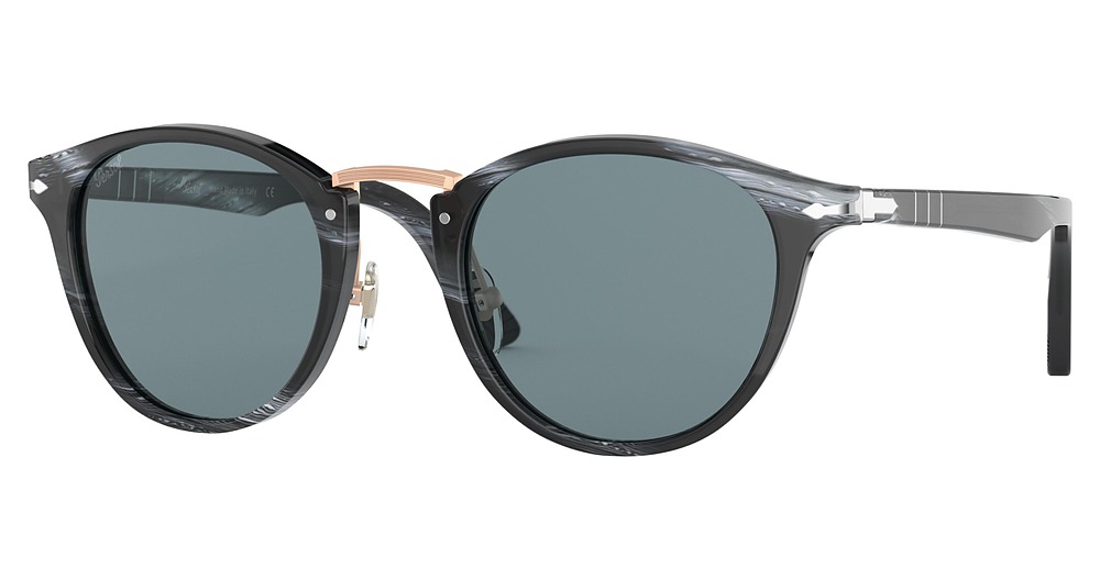 STRIPED BLACK / BLUE