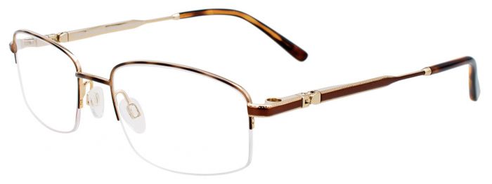Tortoise Black & Beige / Brushed Steel Brown & Satin Gold