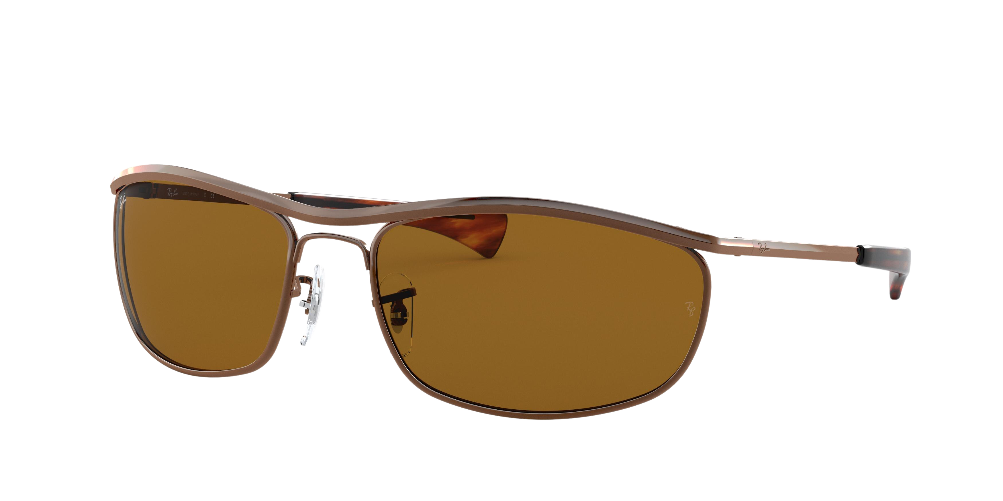 Ray-Ban RB3119M round sunglasses in Brown