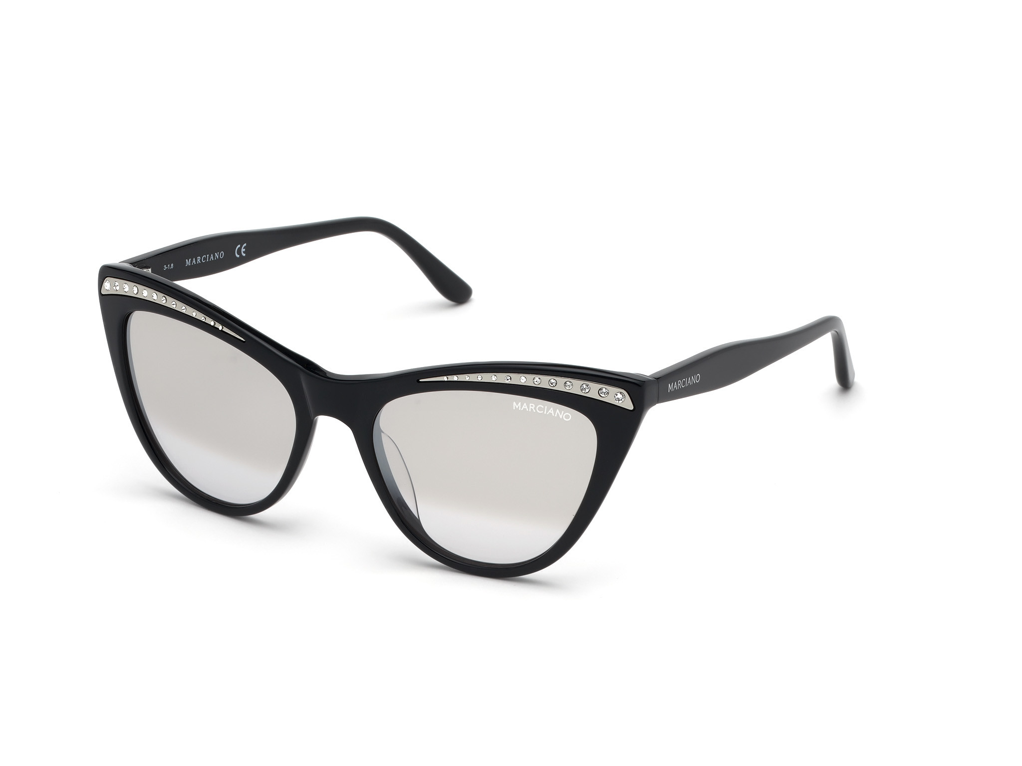 Shiny Black  / Gradient Green Lenses
