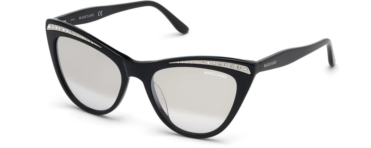 Shiny Black / Gradient Green Lenses