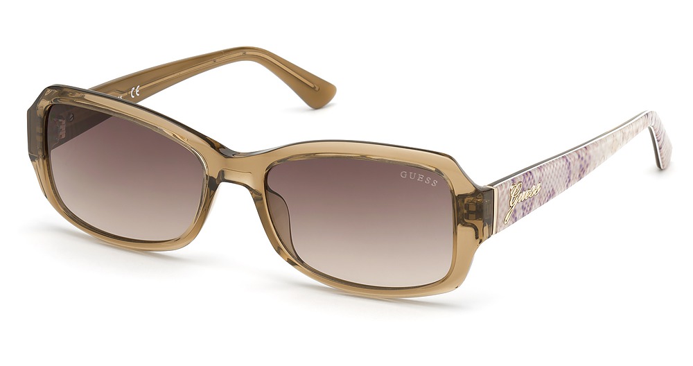 shiny light brown / gradient brown