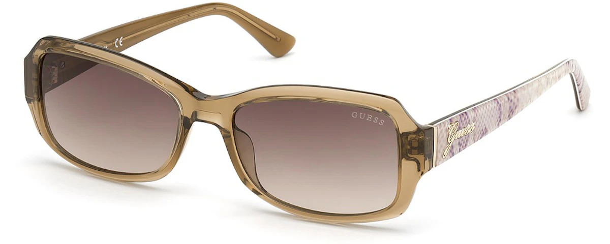 shiny light brown / gradient brown