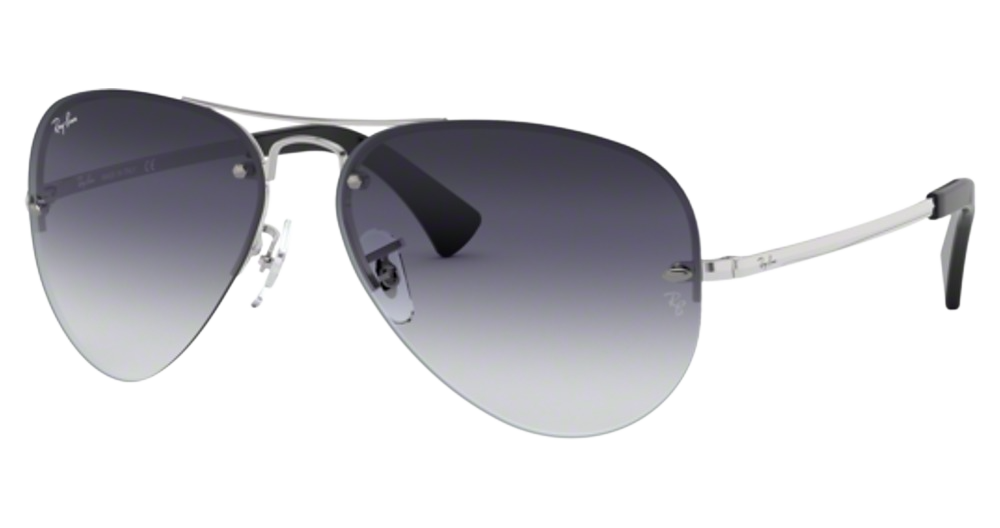 SILVER / LIGHT GREY GRADIENT DARK BLUE
