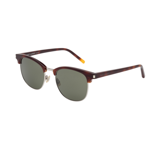Saint Laurent SL 108 square sunglasses in Havana