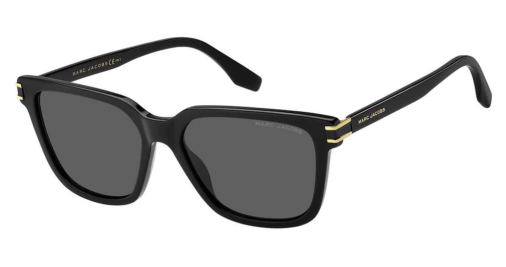 Marc Jacobs MARC 567/S square sunglasses in Black/Grey