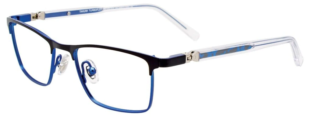 Matt Blue & Matt Black/Blue & Black & Crystal