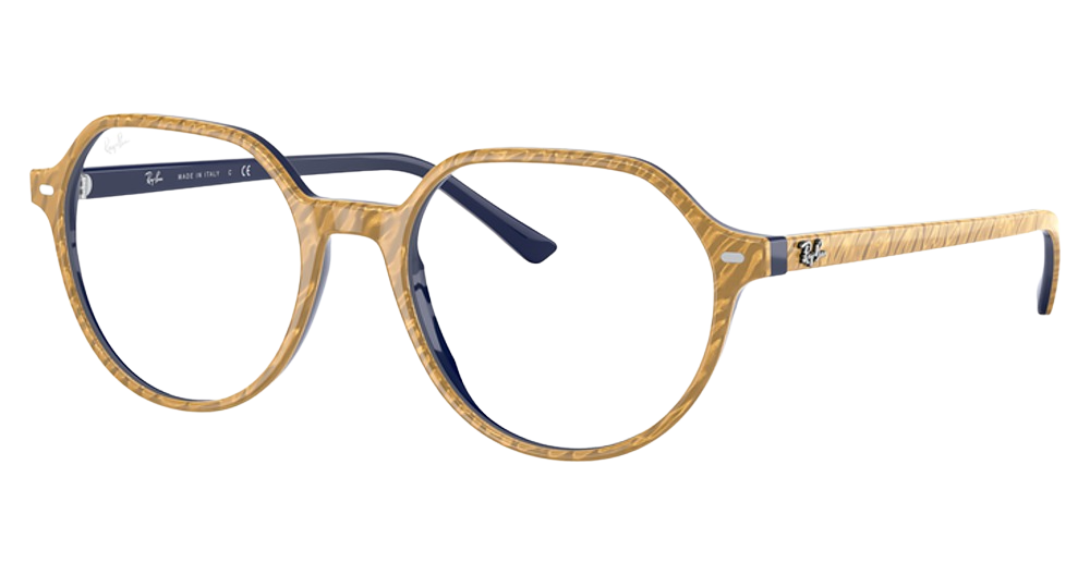 WRINKLED BEIGE ON BLUE
