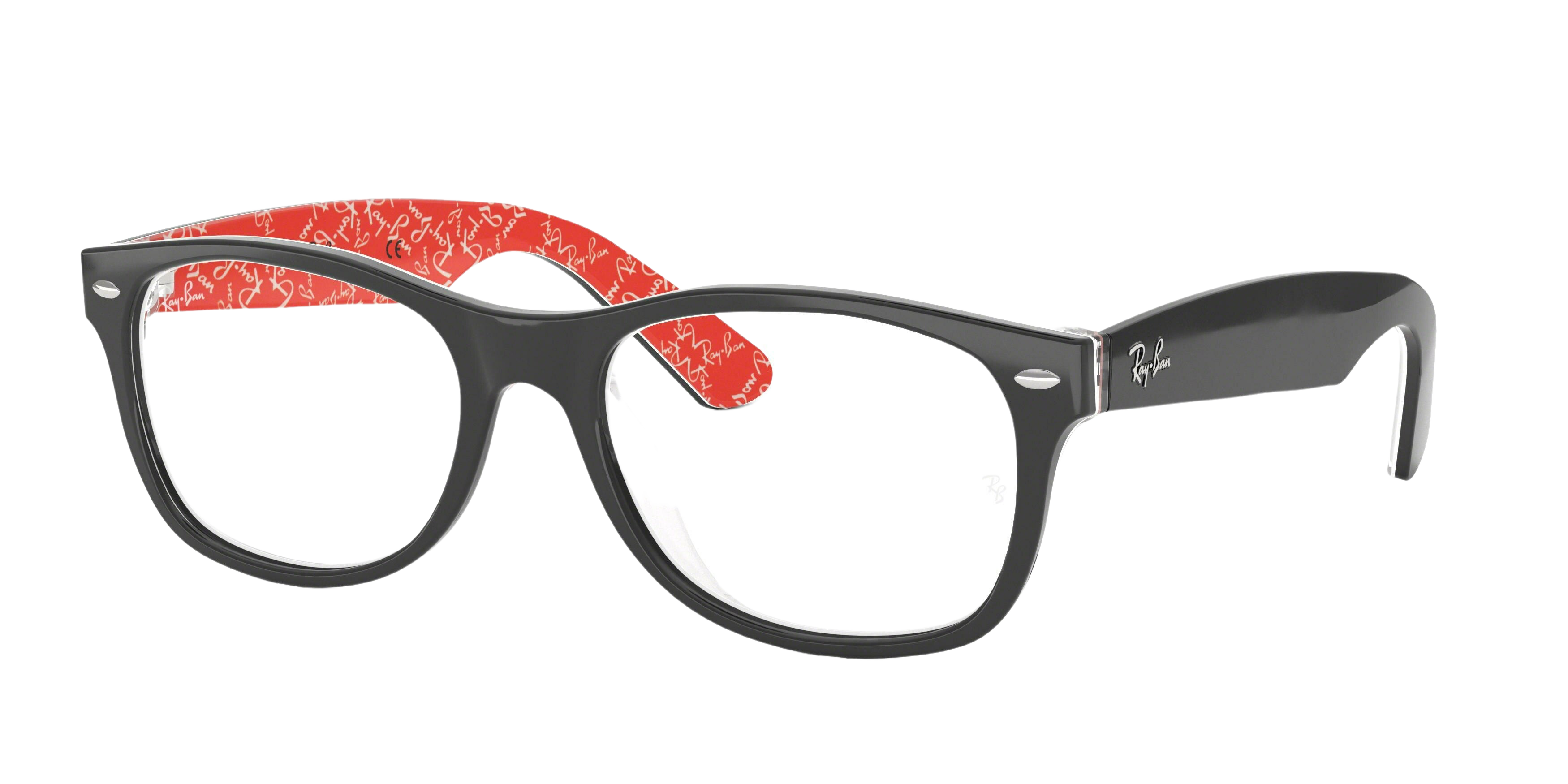 TOP BLACK ON TEXTURE RED
