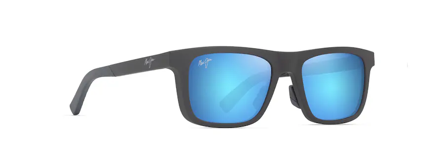 Matte Solid Grey / Blue Hawaii
