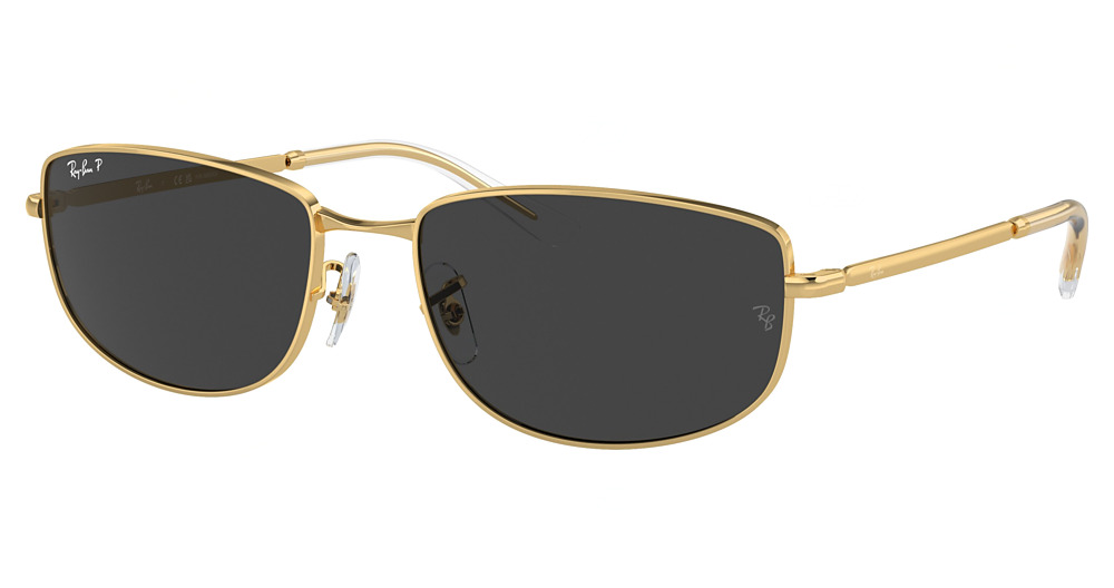 Ray-Ban RB3732 aviator sunglasses in Arista/Polarized Black