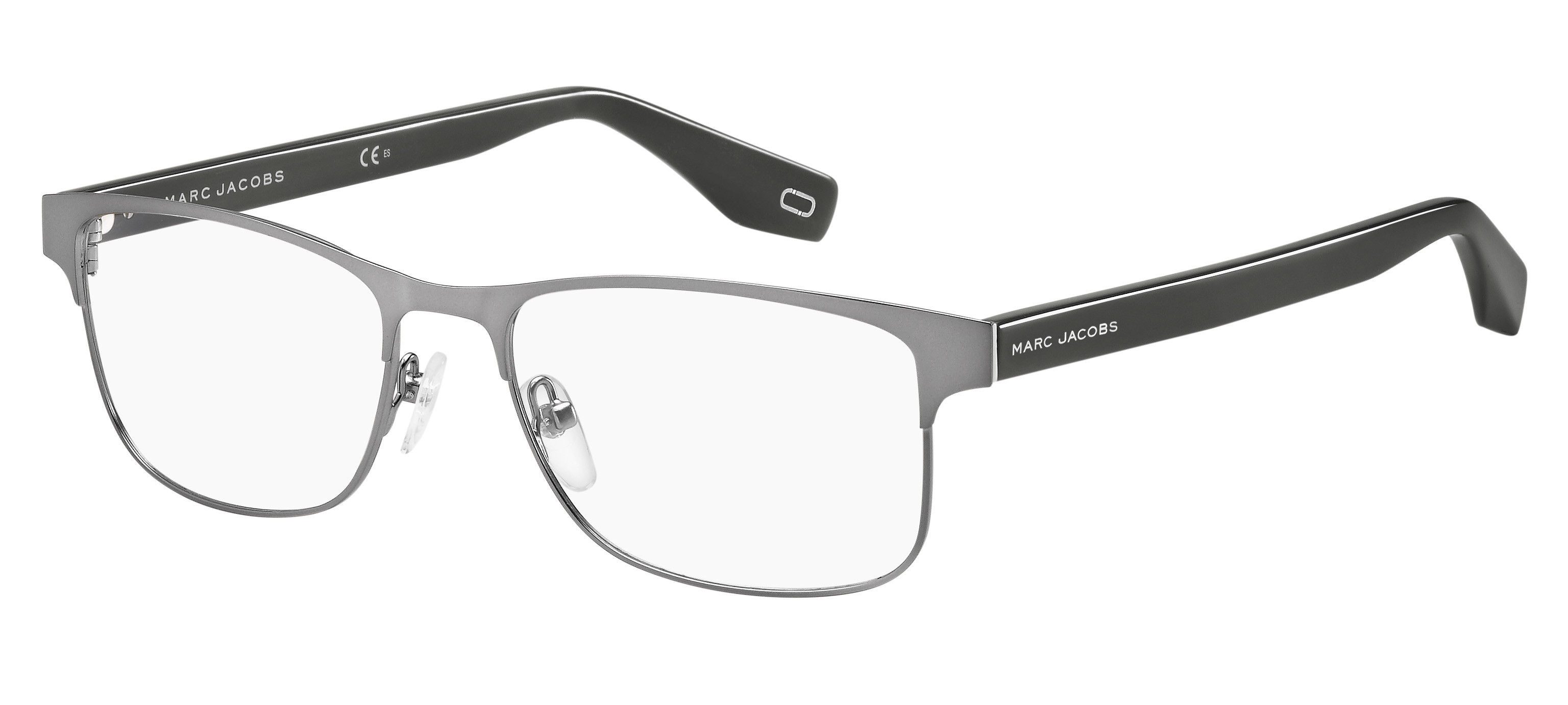 Marc Jacobs Marc 343 rectangle eyeglasses in Matte Ruthenium
