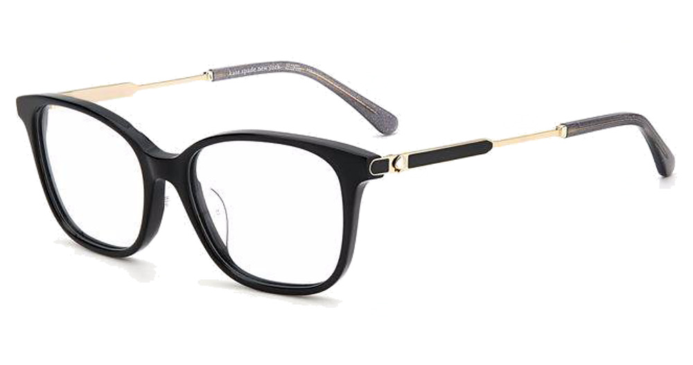 Kate Spade CALANDRA/F rectangle eyeglasses in Black