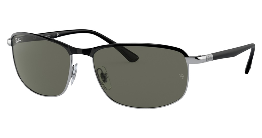 BLACK ON SILVER / DARK GREY