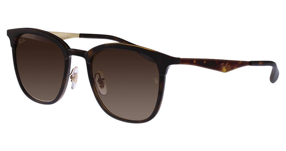 Ray-Ban RB4278 square sunglasses in Havana on Matte Havana