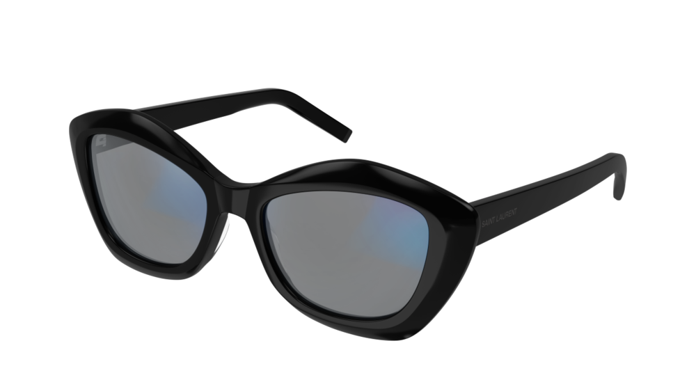 Saint Laurent SL 68 irregular sunglasses in Black