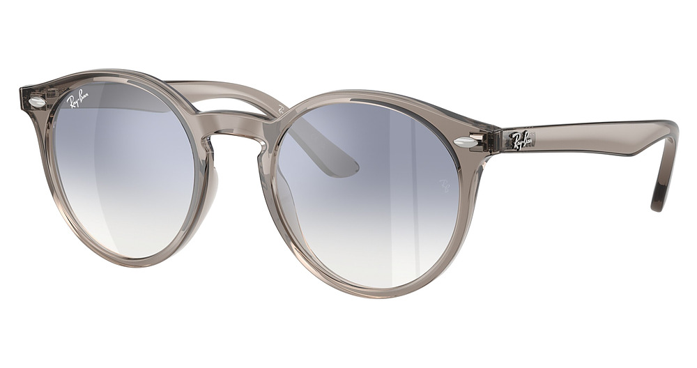 Ray-Ban RJ9064S round sunglasses in Transparent Grey