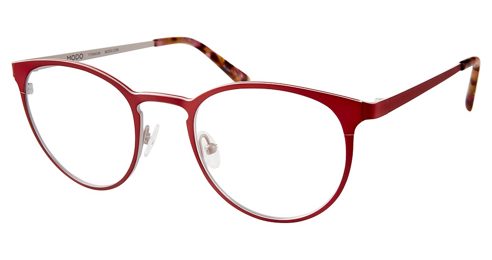 Modo 4223 round eyeglasses in Burgundy