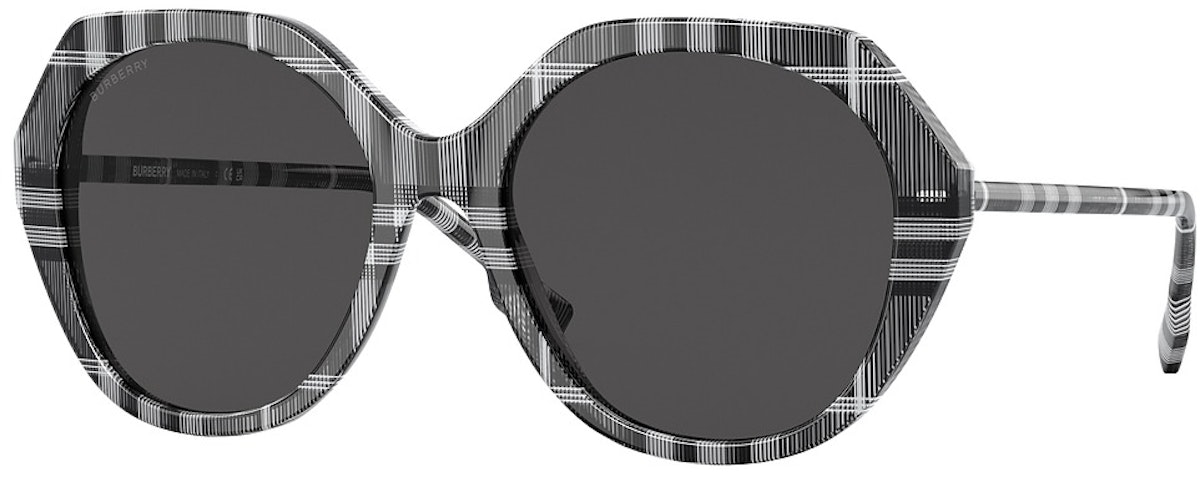 CHECK WHITE/BLACK / DARK GREY