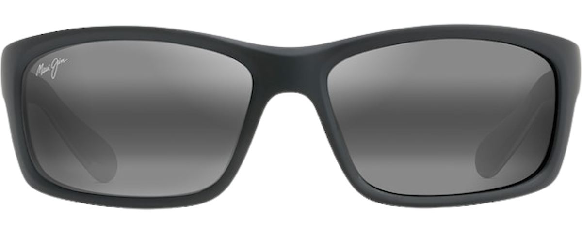 Matte Soft Black with White and Blue
