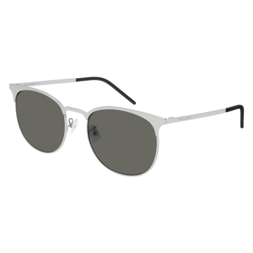 Saint Laurent SL 350 SLIM aviator sunglasses in Silver