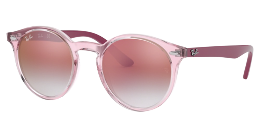 TRANSPARENT PINK / CLEAR GRADIENT RED MIRROR RED