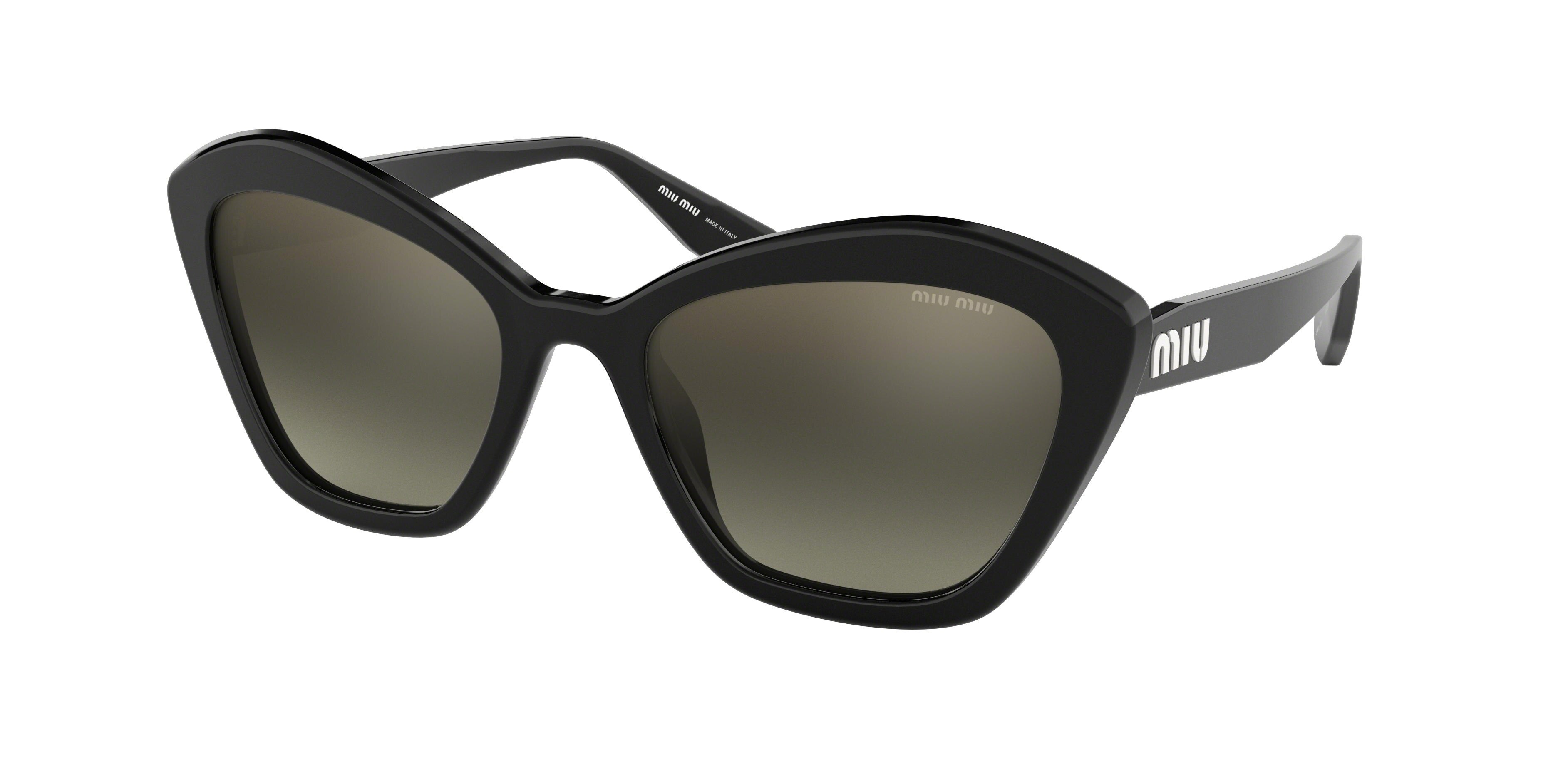 Miu Miu MU 05USA square sunglasses in Black