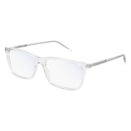Saint Laurent SL 296 rectangle sunglasses in Crystal
