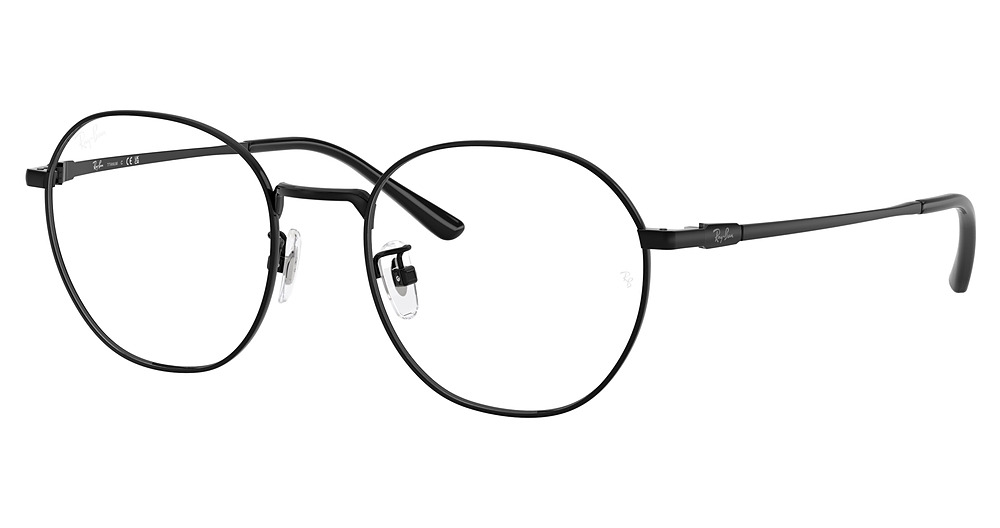 Ray-Ban RX8778D round eyeglasses in Black