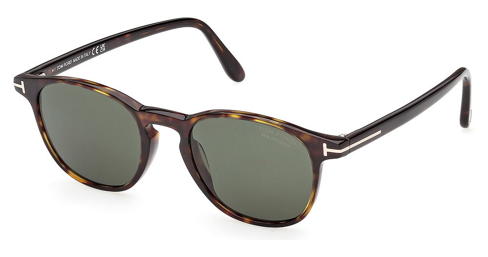 dark havana / green polarized