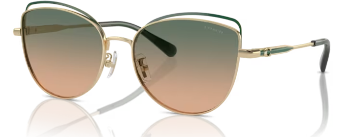 SHINY LIGHT GOLD / PINE / GREEN CHAMPAGNE GRADIENT