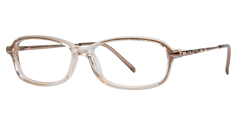 Clear Beige/Shiny Brown
