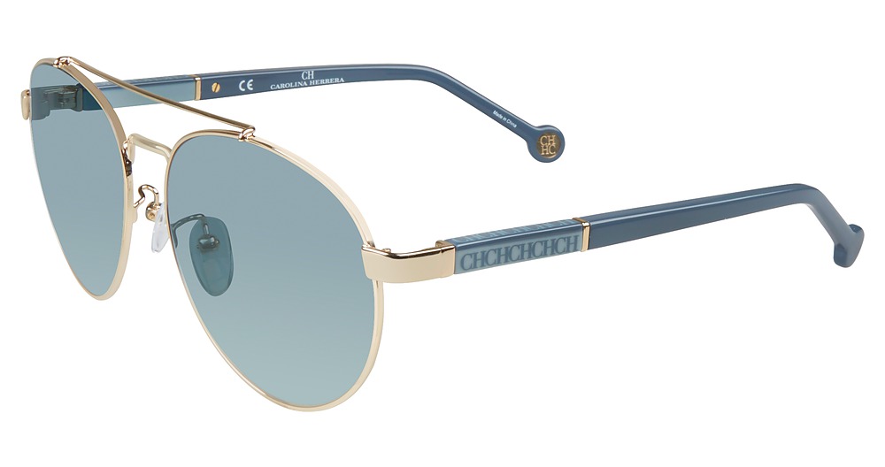Carolina Herrera SHE088 round sunglasses in Rose Gold 300 G
