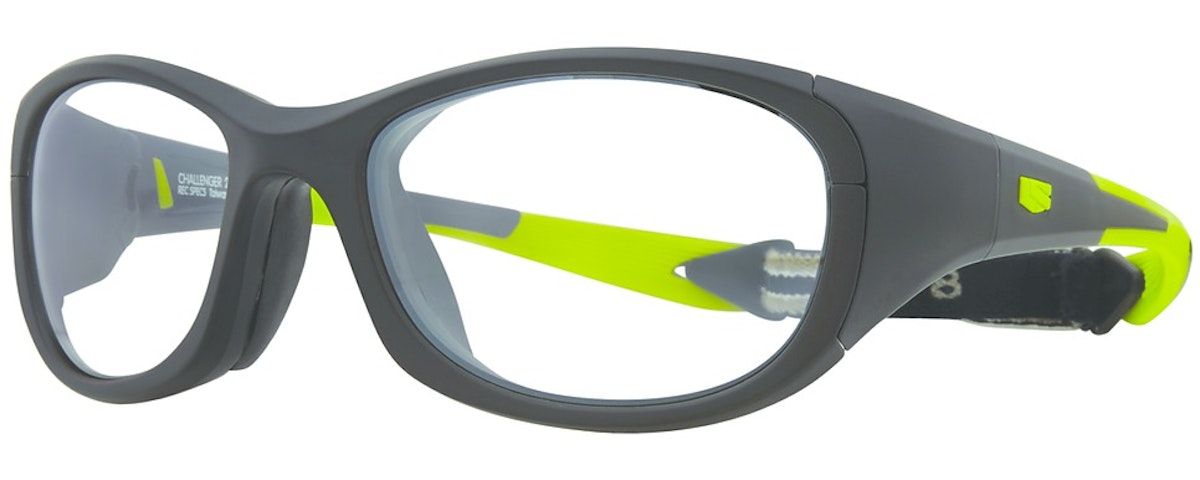 Matte Black/Lime / Clear With Silver Flash Mirror