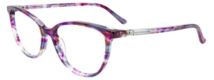 Purple & Amber & Crystal Marbled