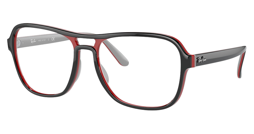BLACK RED LIGHT GREY