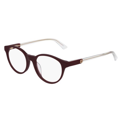 Gucci GG0487OA cateye eyeglasses in Burgundy