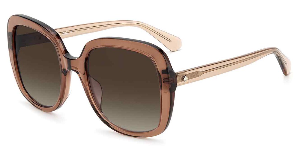 Kate Spade WENONA/G/S square sunglasses in Brown/Brown Gradient