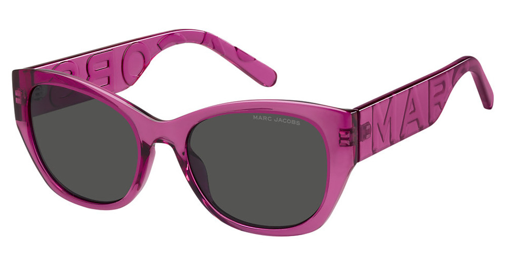 Marc Jacobs MARC 807/S rectangle sunglasses in Fuchsia/Grey
