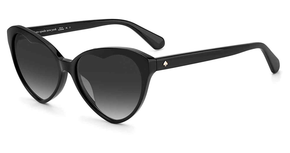 Kate Spade VELMA/S cateye sunglasses in Black/Grey Shaded