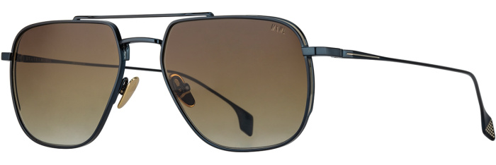BLACK (Midnight Blue) / Brown Gradient