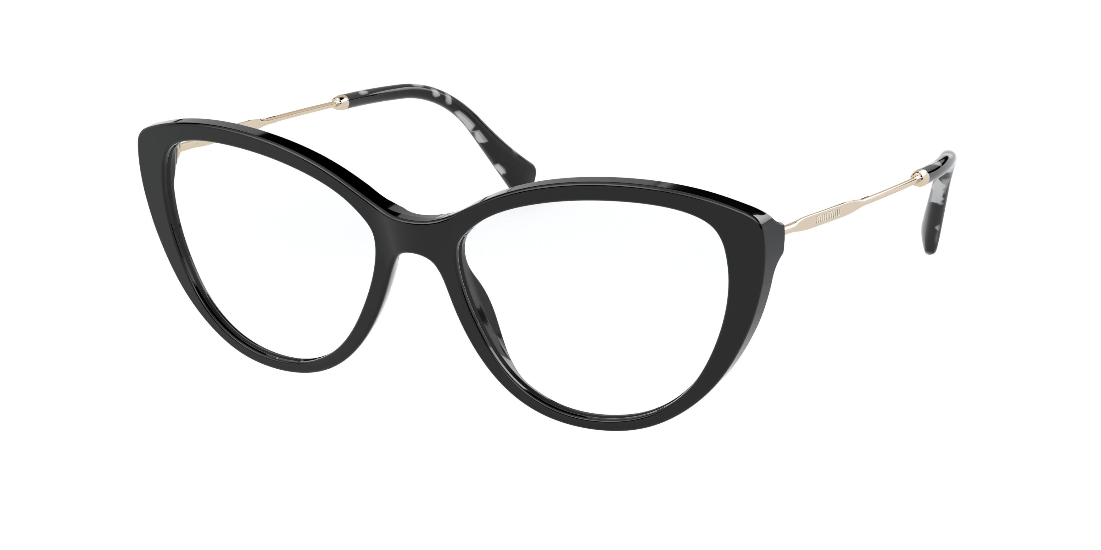 Miu Miu MU 02SV cateye eyeglasses in Black