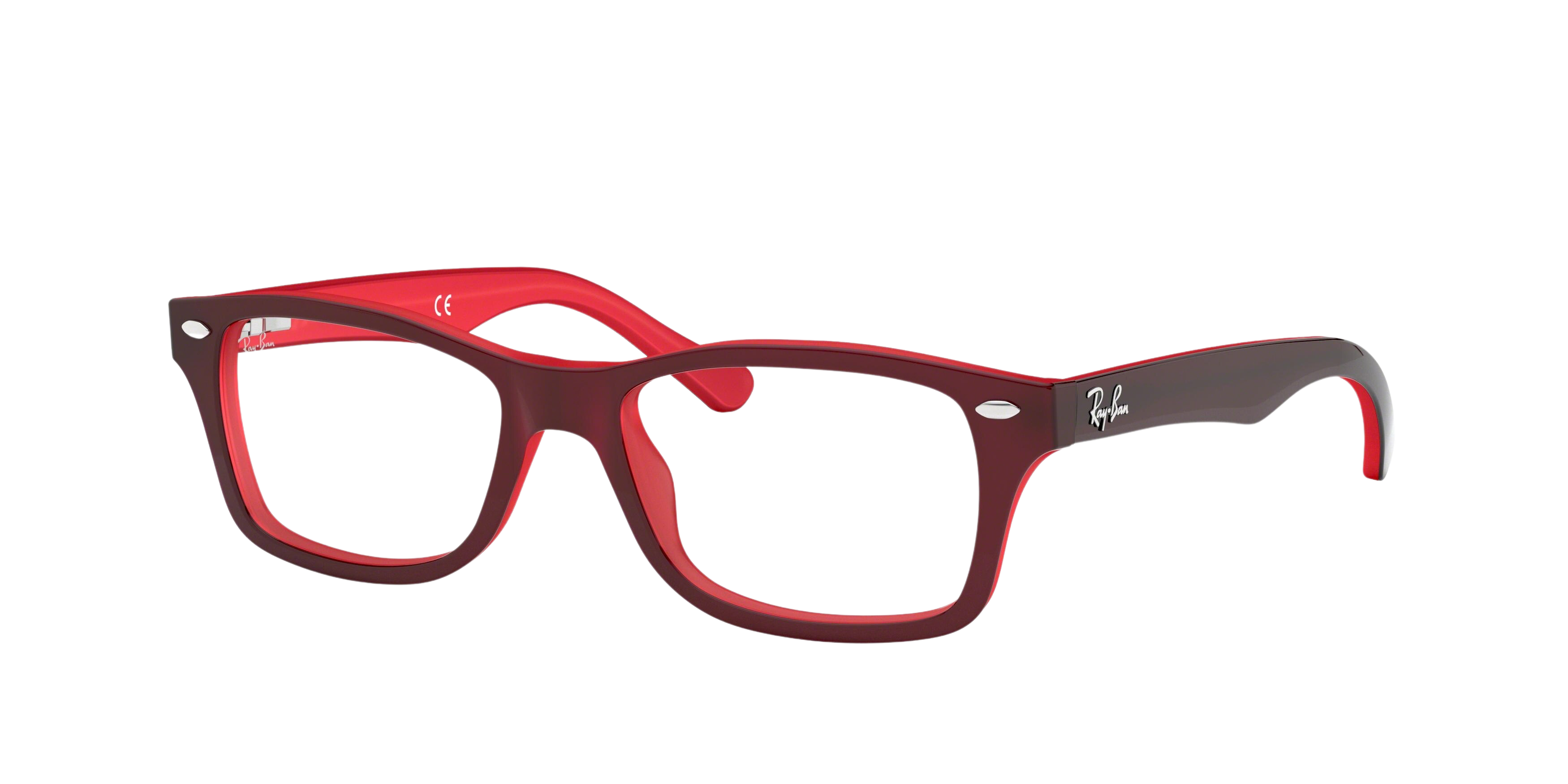 TOP RED ON OPALIN RED